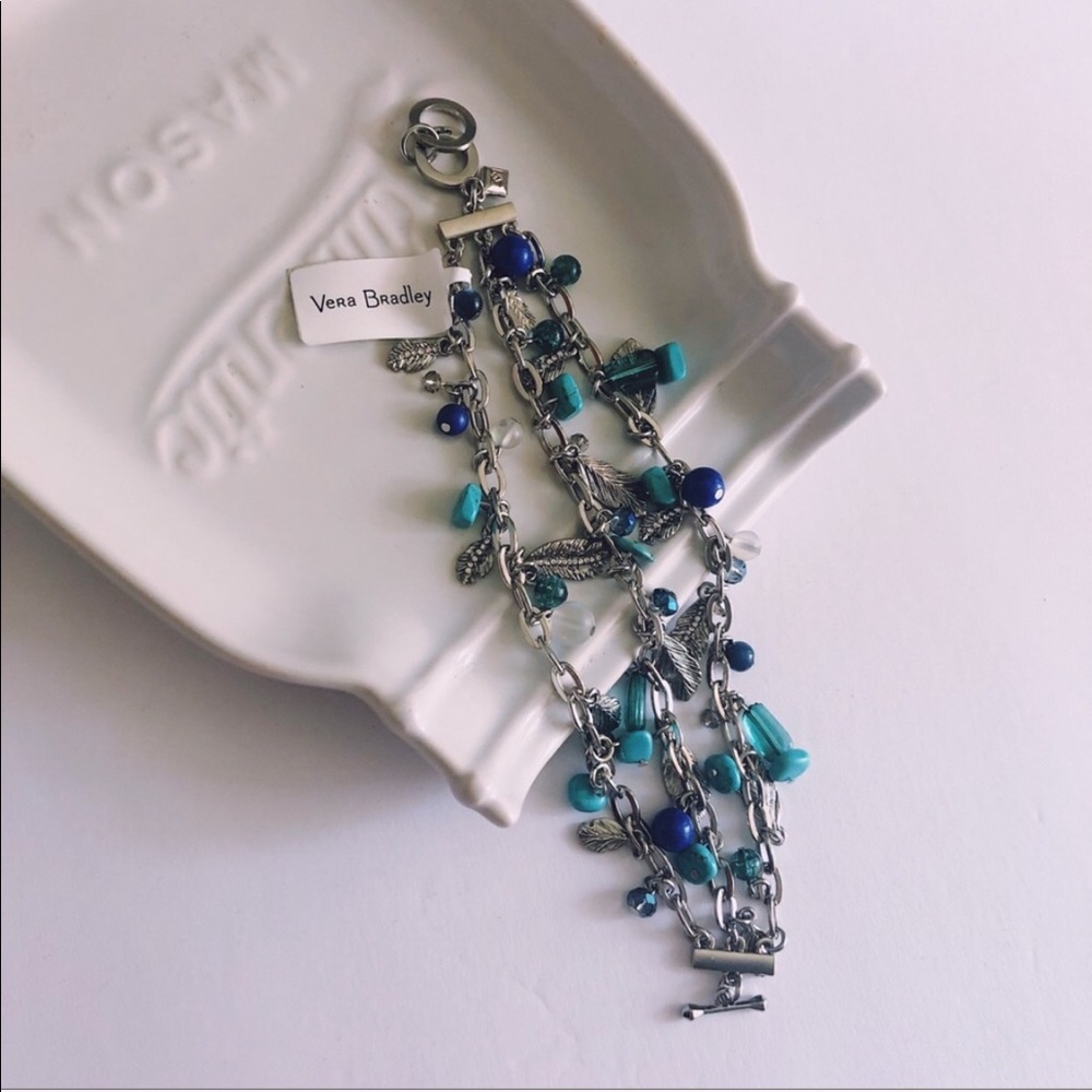 Vera Bradley Boho Toggle Triple Bracelet